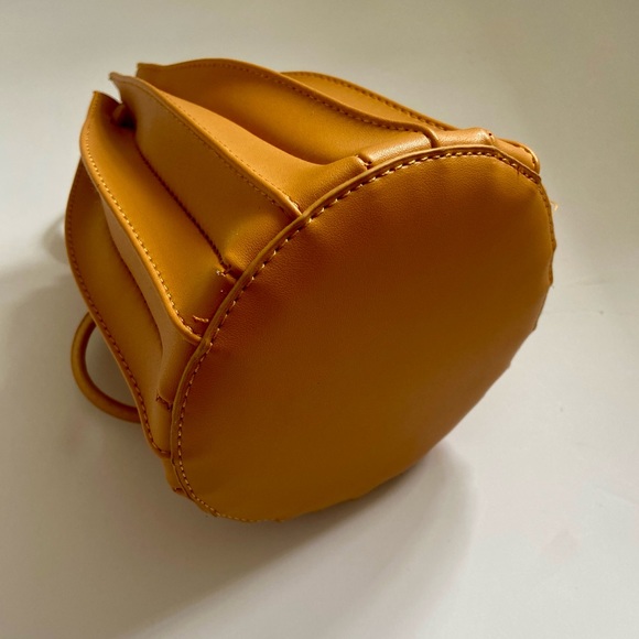 Drawstring Vegan Leather Bag - Picture 5 of 8